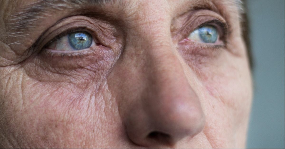 Eyes of a senior woman